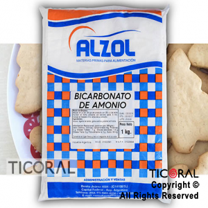 BICARBONATO DE AMONIO ALZOL X1KG x 1